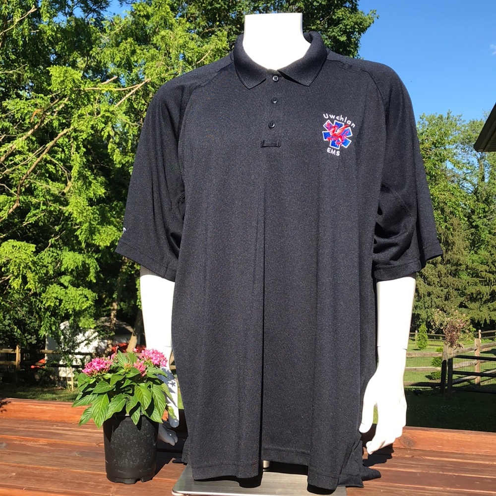 5.11 Tactical Polo Shirt Mens 3XL EMS Medic Black Short Sleeve 511 Golf